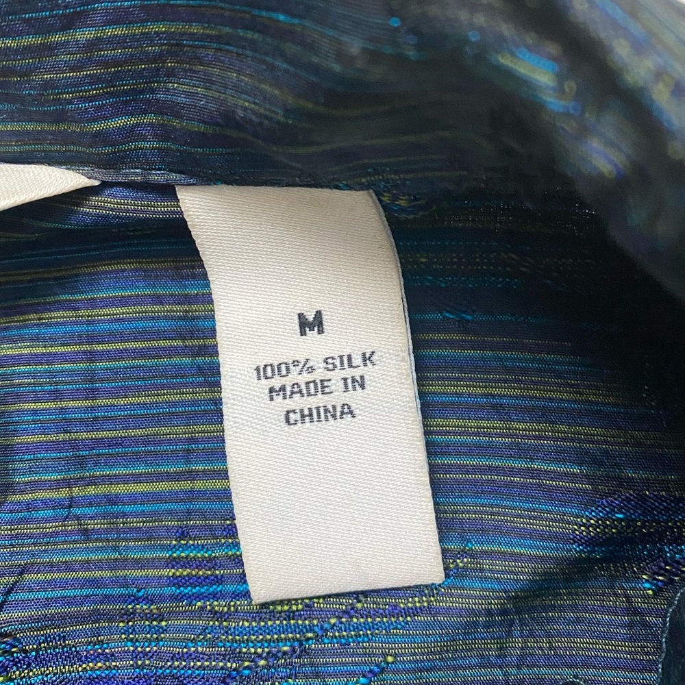 FRENCH LAUNDRY | 100% Silk Blouse Button-down Size Medium - Picture 7 of 13